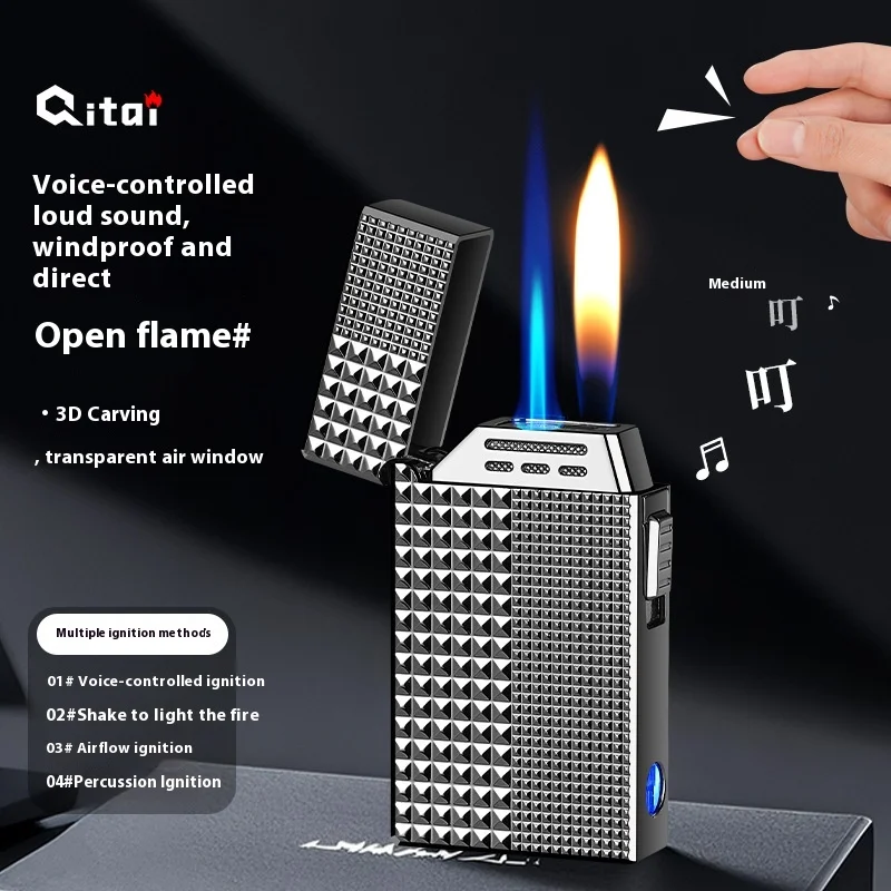 Paris Nail Smart Voice Control Dual Flame Switch Lighter and Inflator - Creative Gift for Men
Paris Nail Smart Voice Control Dual Flame Switch Lighter and Inflator - Creative Gift for Men
