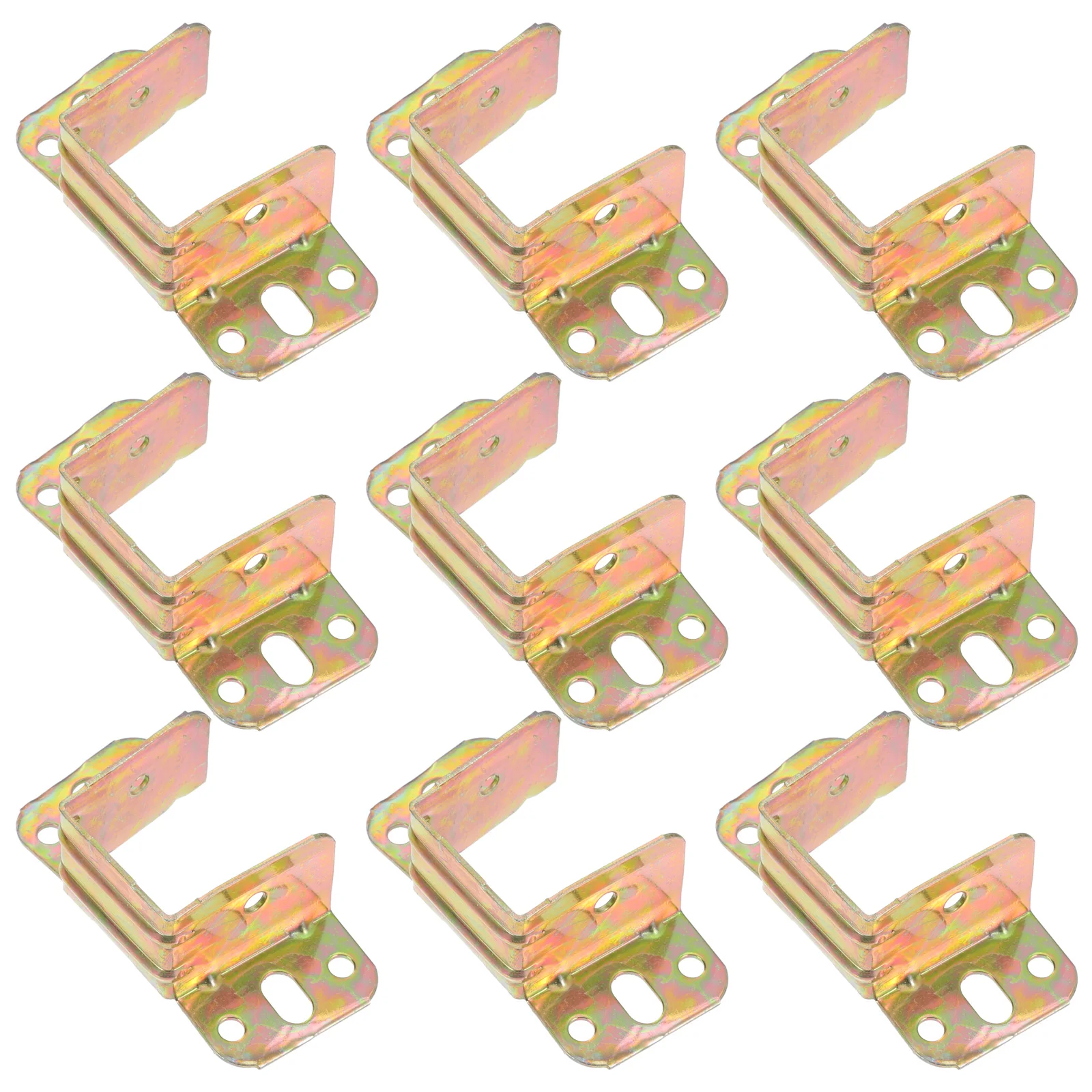 10 Pcs Support Brackets Bed Hinge Durable Iron Furniture Hardware Accessories Bed Frame Connector Fixed Bracket
10 Pcs Support Brackets Bed Hinge Durable Iron Furniture Hardware Accessories Bed Frame Connector Fixed Bracket