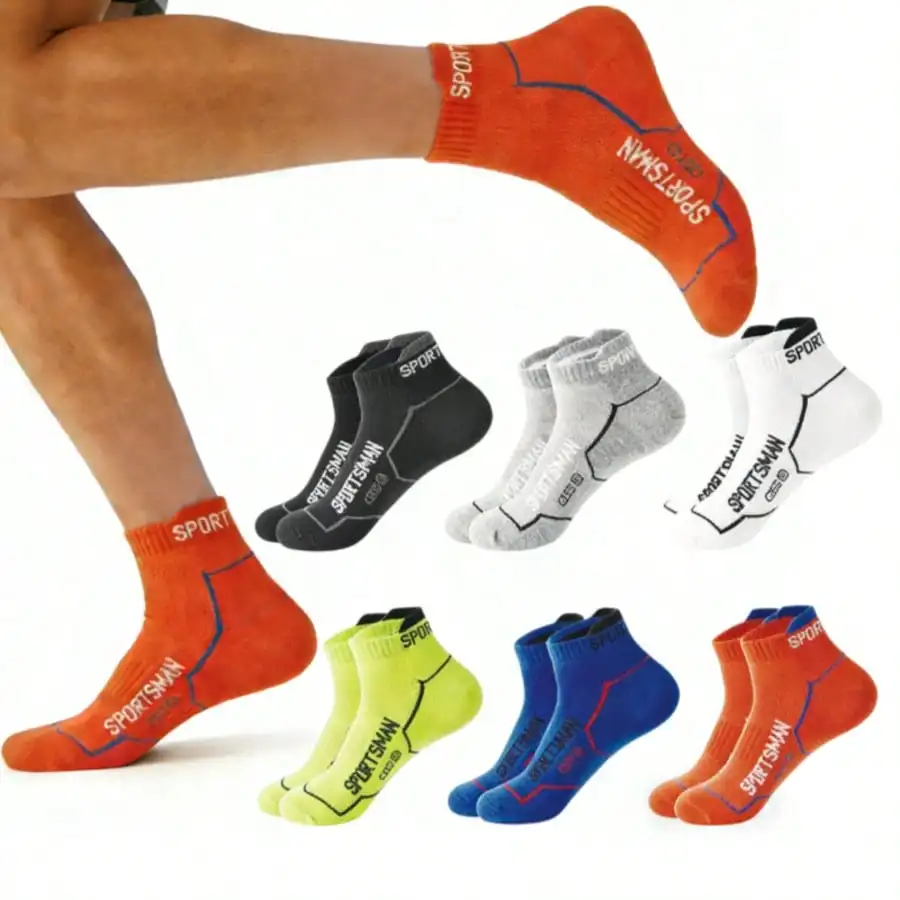 6 Pairs Men's Low Cut Ankle Athletic Socks - Moisture Wicking, Breathable Cotton Blend For Running, Walking, & Sports
6 Pairs Men's Low Cut Ankle Athletic Socks - Moisture Wicking, Breathable Cotton Blend For Running, Walking, & Sports