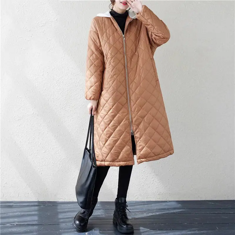 Long Jacket Women For Winter Versatile Warmth Loose Fit Large Size Hooded Windproof Coat Ladies Casual Outerwear c070
Long Jacket Women For Winter Versatile Warmth Loose Fit Large Size Hooded Windproof Coat Ladies Casual Outerwear c070