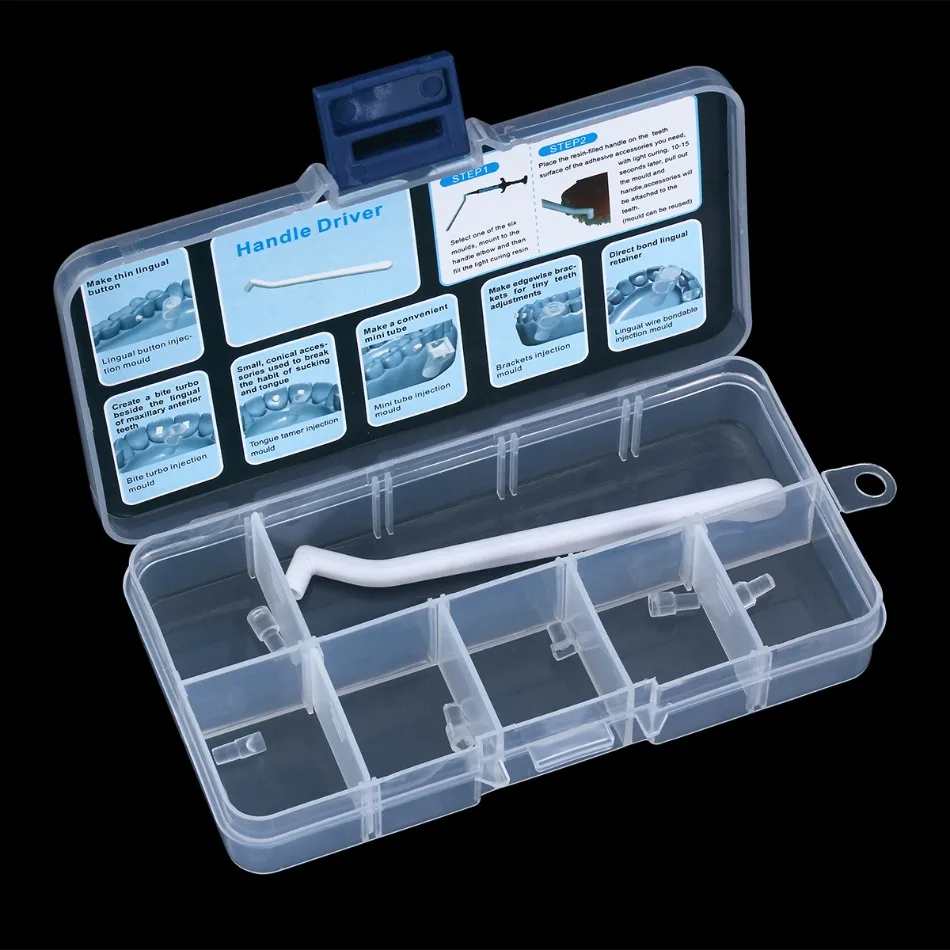 Dental Mini Orthodontic Accessories Injection Mould Quick Built Aesthetics Ortho 6Pcs Set Dentistry Tools Instruments
Dental Mini Orthodontic Accessories Injection Mould Quick Built Aesthetics Ortho 6Pcs Set Dentistry Tools Instruments