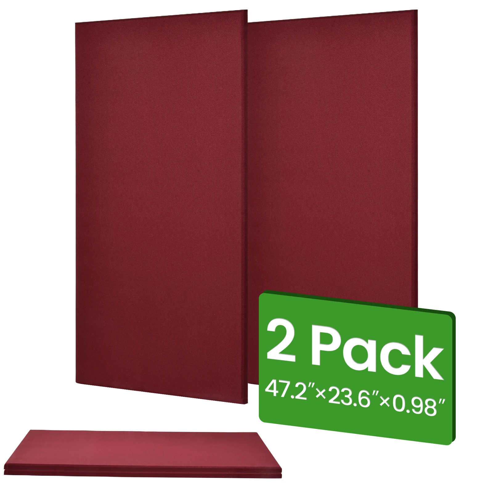 Fiberglass Sound Absorbing Wall Panels,2 Pcs 47.2x23.6 in, Fabric Wrapped for Recording Studio Office Conference Room
Fiberglass Sound Absorbing Wall Panels,2 Pcs 47.2x23.6 in, Fabric Wrapped for Recording Studio Office Conference Room