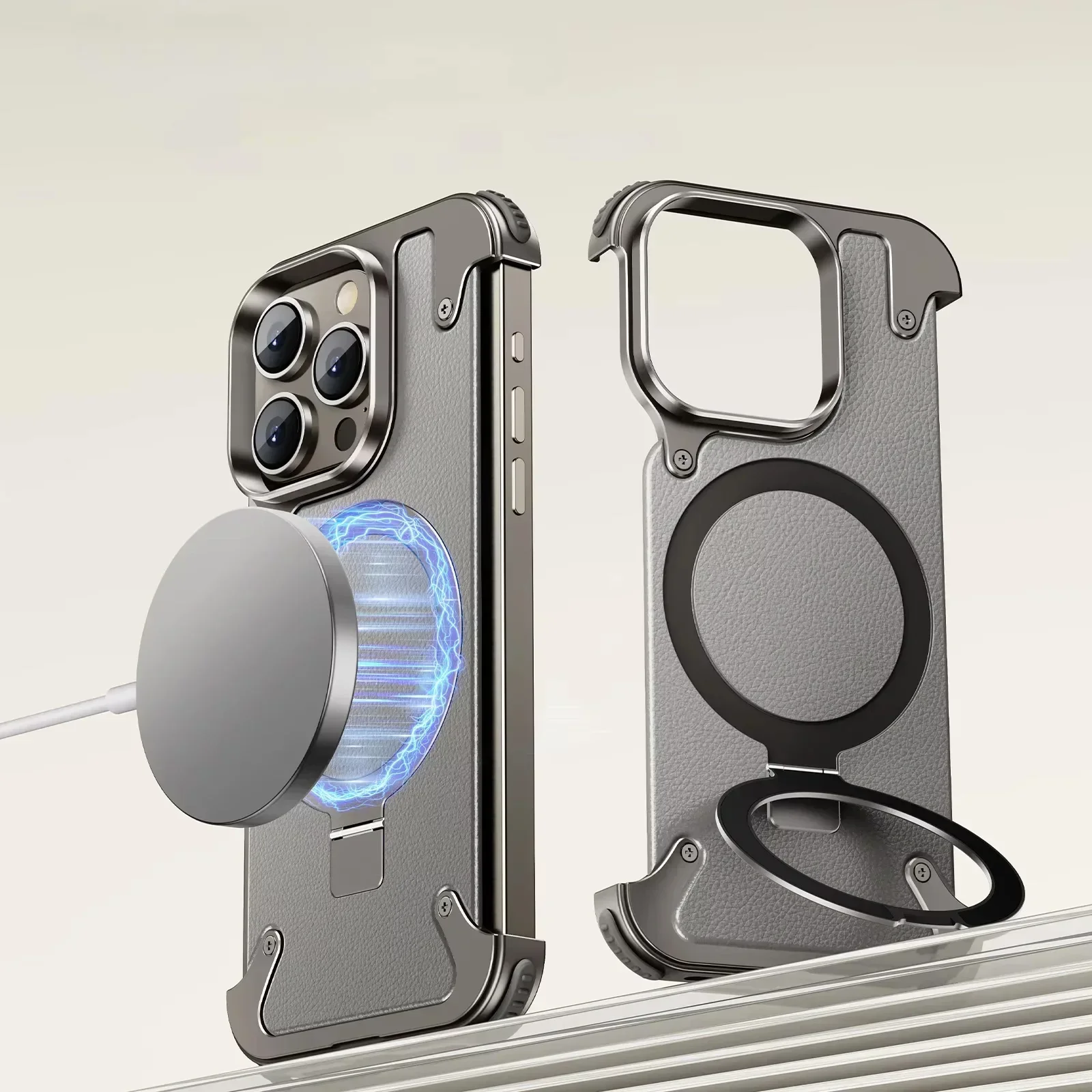 Eary Magsafe Phone Case for iPhone 16 15 14 13 12 with Magnetic Kickstand Mobile Phone Protective Covers Ring Holder Bumper
Eary Magsafe Phone Case for iPhone 16 15 14 13 12 with Magnetic Kickstand Mobile Phone Protective Covers Ring Holder Bumper