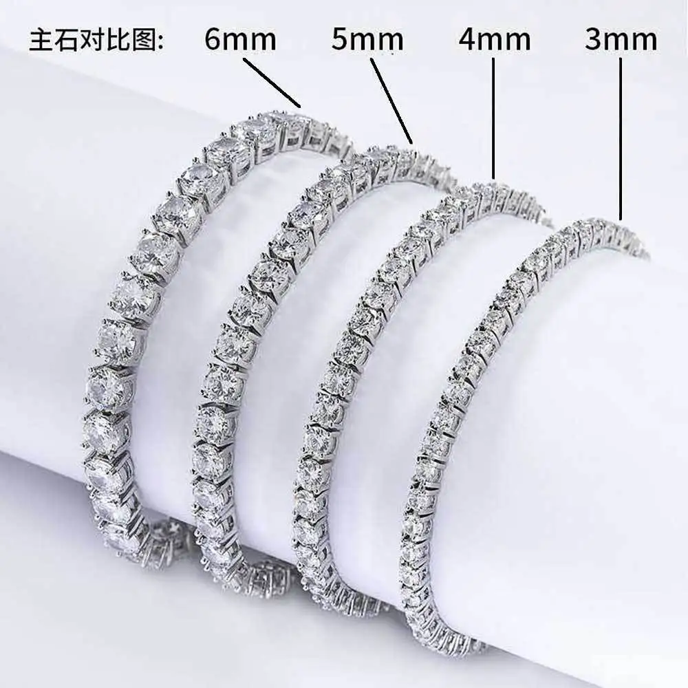 High Quality 3mm/4mm/5mm Hip Hop Style Zircon Square Cubic Zirconia Tennis Link Bracelet Silver Plated for Men Fashion Jewelry
High Quality 3mm/4mm/5mm Hip Hop Style Zircon Square Cubic Zirconia Tennis Link Bracelet Silver Plated for Men Fashion Jewelry