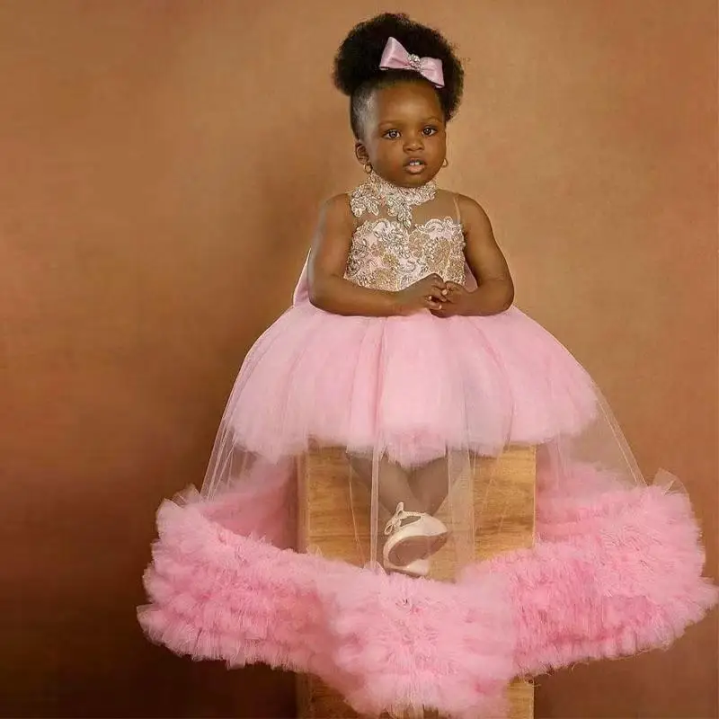 Jill Wish M050 Pink White High-Neck Lace & Beaded Baby Gown with Feathered Tulle Train – Luxury Pageant Dress for Toddlers
Jill Wish M050 Pink White High-Neck Lace & Beaded Baby Gown with Feathered Tulle Train – Luxury Pageant Dress for Toddlers