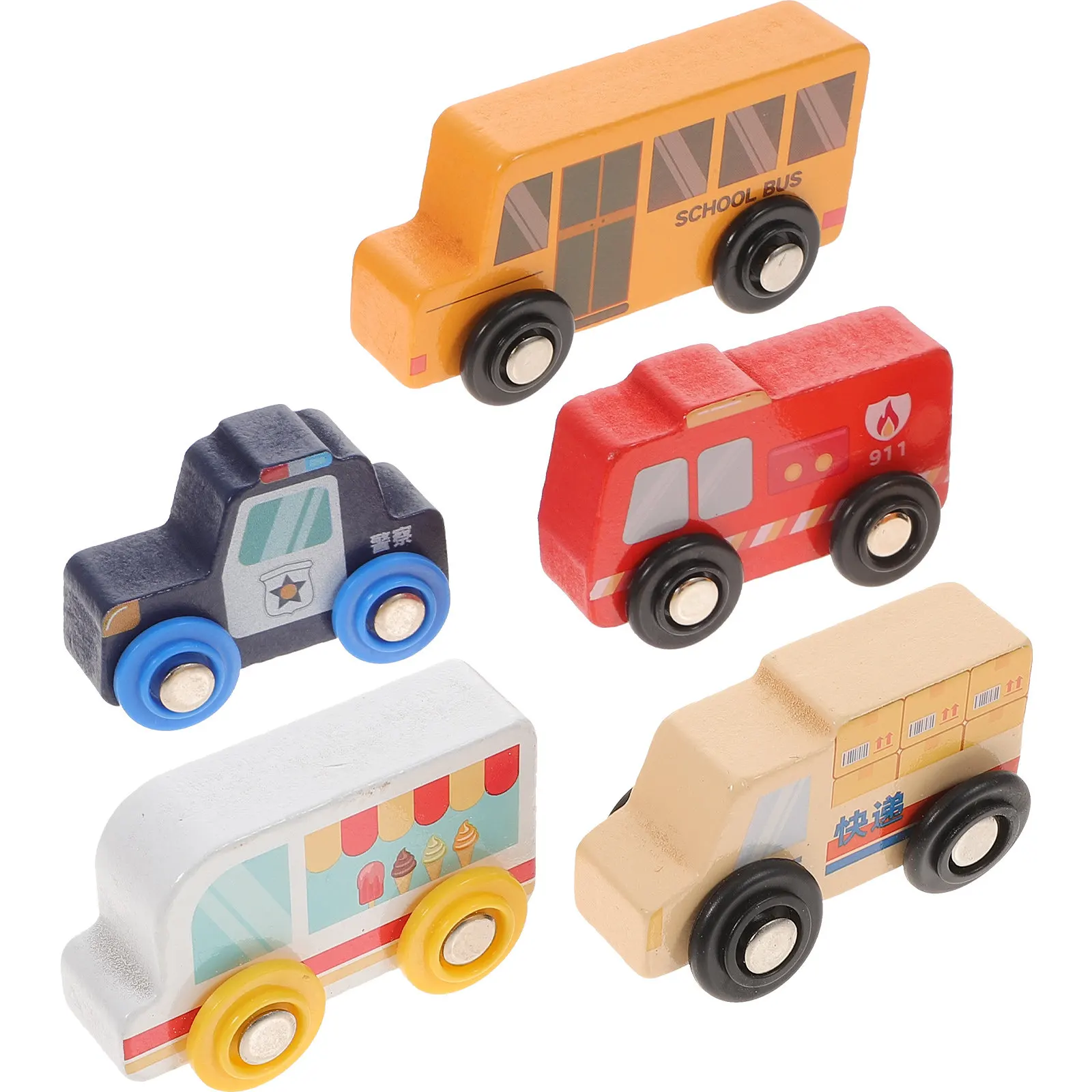 5Pcs Wooden Fire Truck Vehicle Set Kids Cognitive Car Plaything Portable Mini Wood Vehicle Gifts for Birthday Christmas Party
5Pcs Wooden Fire Truck Vehicle Set Kids Cognitive Car Plaything Portable Mini Wood Vehicle Gifts for Birthday Christmas Party
