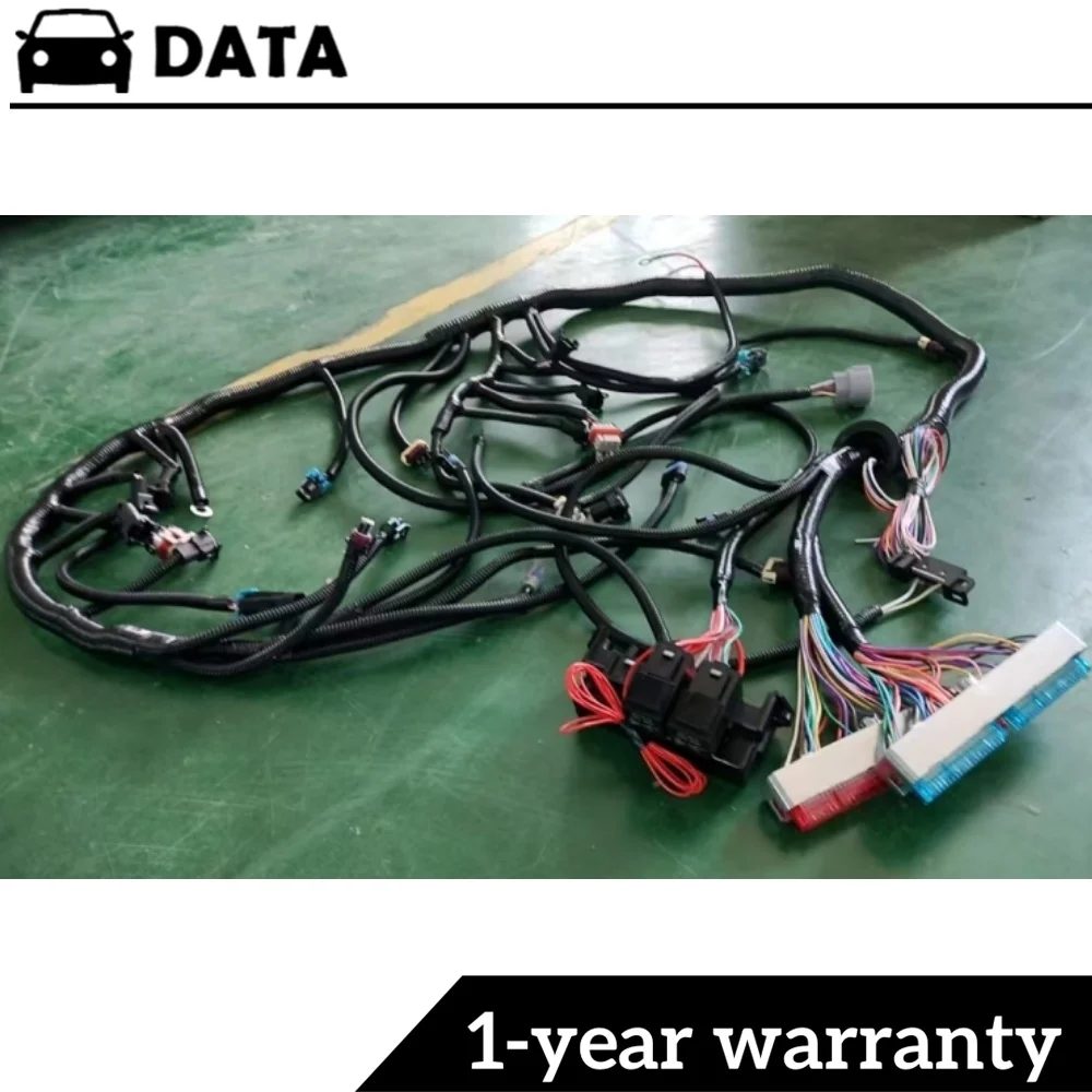 4L60E DBC LS Standalone Engine Wiring Harness For 1997-2006 GM LS1 Vortec Swap Engine 4.8 5.3 6.0L With 8pcs EV1 to EV6 Adapter
4L60E DBC LS Standalone Engine Wiring Harness For 1997-2006 GM LS1 Vortec Swap Engine 4.8 5.3 6.0L With 8pcs EV1 to EV6 Adapter