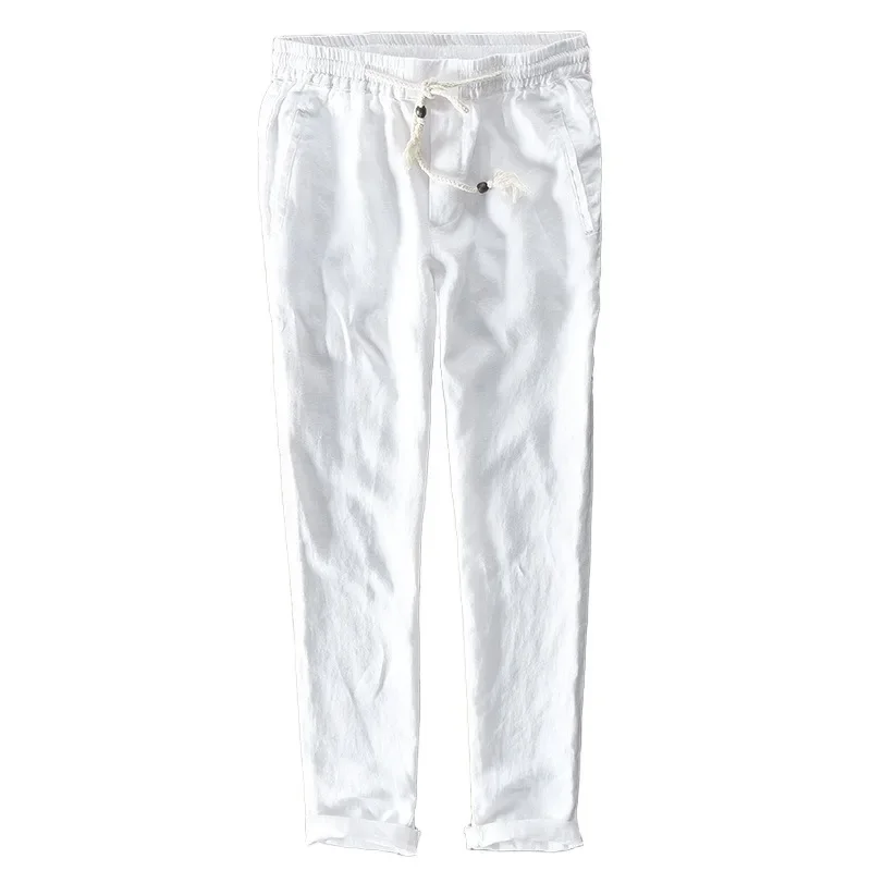 Summer men's pure linen loose pants, straight tube casual large size, solid color, personalized and versatile pants
Summer men's pure linen loose pants, straight tube casual large size, solid color, personalized and versatile pants