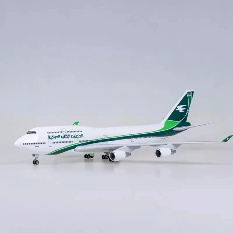 47CM 1:150 Scale Boeing 747 Iraq Airlines Aircraft Model Die-casting Machine Souvenir Decoration Collected Gift By Aviation 
47CM 1:150 Scale Boeing 747 Iraq Airlines Aircraft Model Die-casting Machine Souvenir Decoration Collected Gift By Aviation