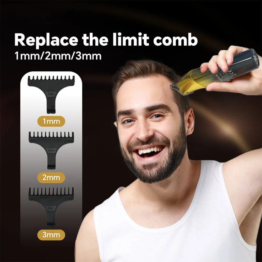 Men's electric hair clipper - LED digital display screen, hair and beard trimmer - ideal choice for hairdressers and stylists
Men's electric hair clipper - LED digital display screen, hair and beard trimmer - ideal choice for hairdressers and stylists
