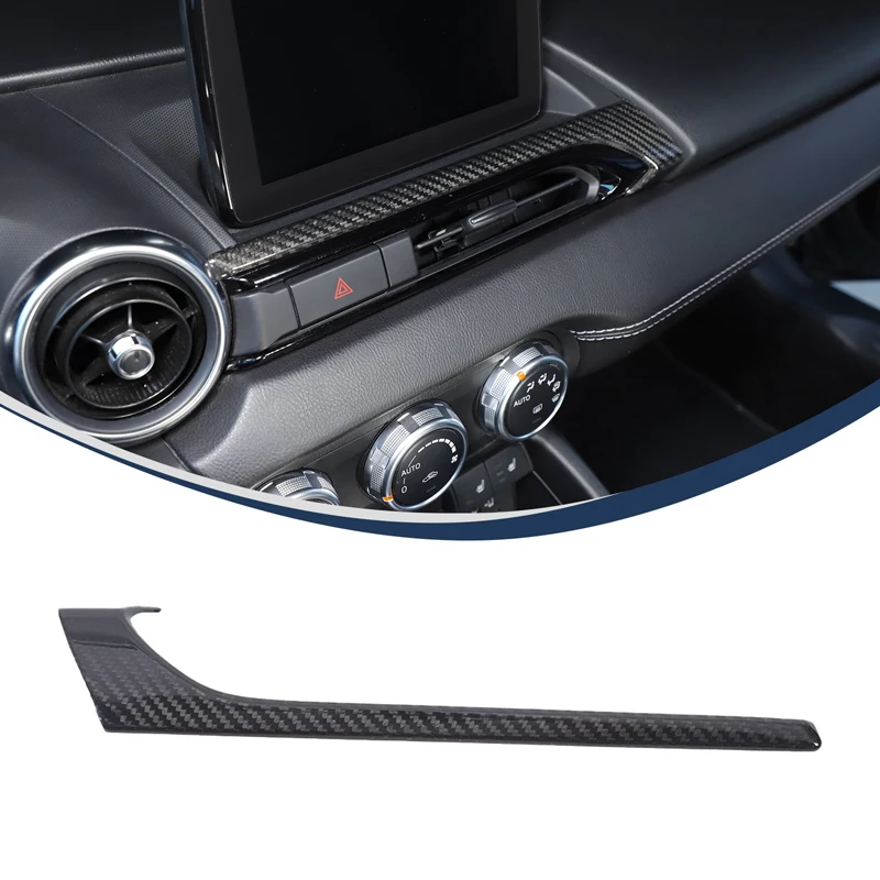 For Mazda MX-5 2016+ Decorative panel cover under car navigation screen Real carbon fiber Auto Accessories LHD
For Mazda MX-5 2016+ Decorative panel cover under car navigation screen Real carbon fiber Auto Accessories LHD