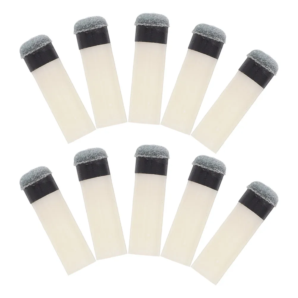 10Pcs Billiard Cue Tips Slip on 11Mm Plastic Ferrule Replacement Pool Stick Spare Parts Billiards Accessories for Cue Repair
10Pcs Billiard Cue Tips Slip on 11Mm Plastic Ferrule Replacement Pool Stick Spare Parts Billiards Accessories for Cue Repair