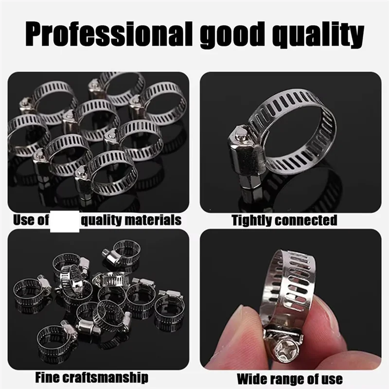 ABKO-Trachea Fixed Ring Clamps Stainless Steel Hose Clamps Set Trachea Fixed Ring Clamps 
ABKO-Trachea Fixed Ring Clamps Stainless Steel Hose Clamps Set Trachea Fixed Ring Clamps