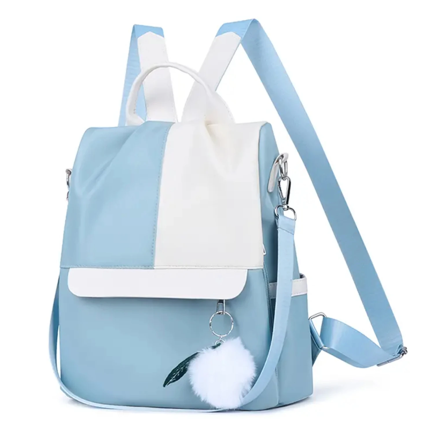 Women's Oxford Cloth Backpack, Fashionable Contrasting Color School Bag, Large-capacity Anti-theft Travel Bag
Women's Oxford Cloth Backpack, Fashionable Contrasting Color School Bag, Large-capacity Anti-theft Travel Bag