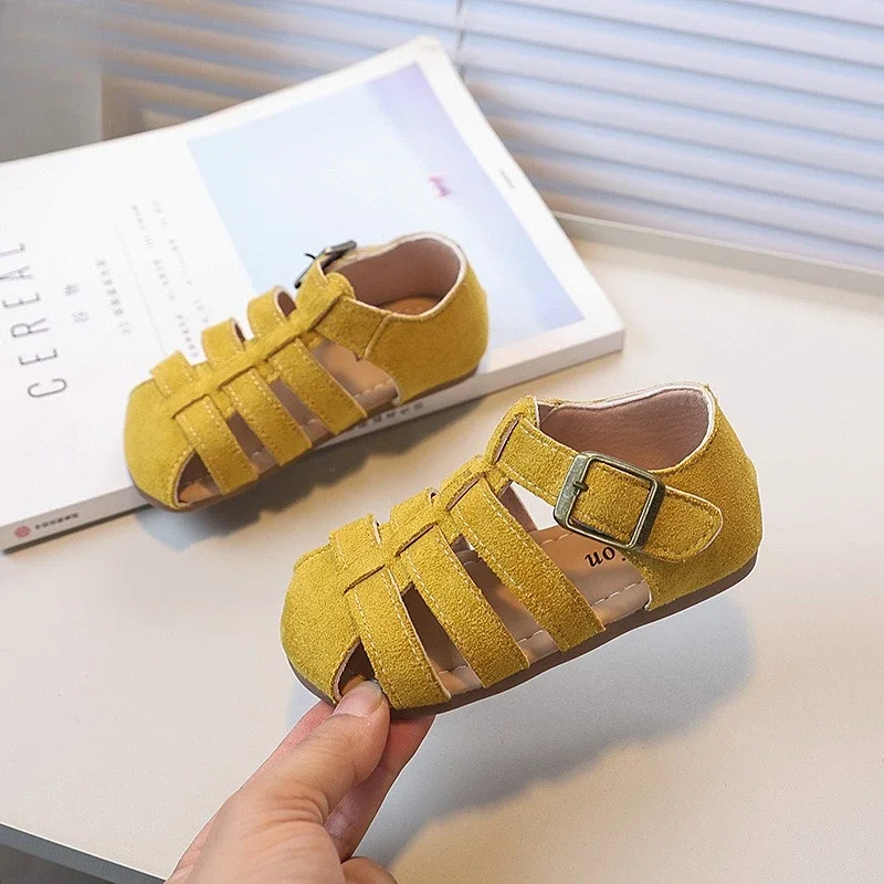 Summer Girls Simple Roman Sandals Woven Anti-kick Children Fashion Causal Beach Sandals Versatile Soft Kids Flat Sandals Trend
Summer Girls Simple Roman Sandals Woven Anti-kick Children Fashion Causal Beach Sandals Versatile Soft Kids Flat Sandals Trend
