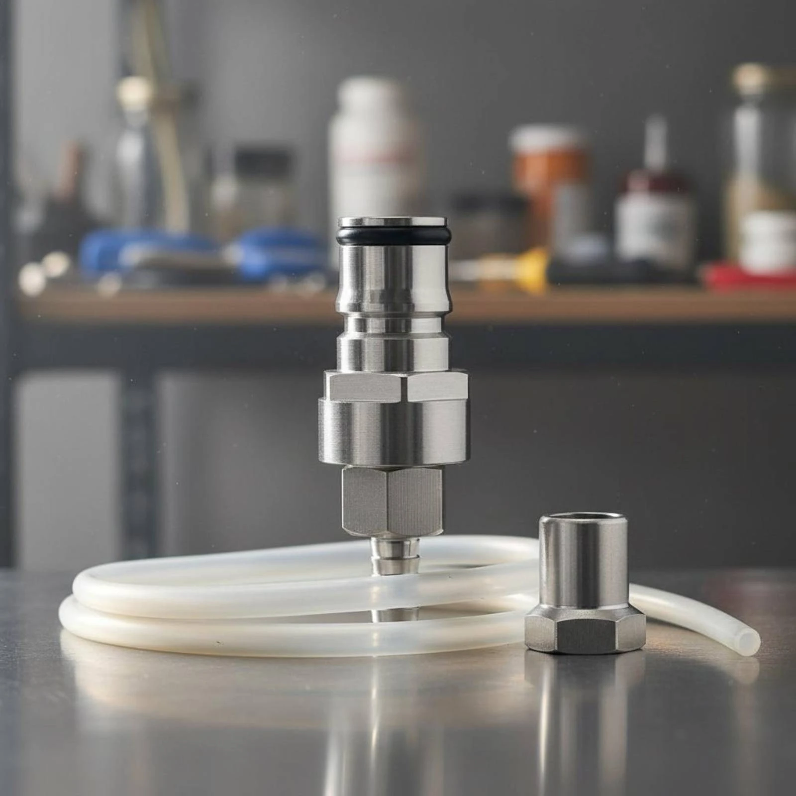 1/4 Barb Ball Lock Disconnect Stainless Steel MFL Ball Lock Disconnect Brewing Hardware Easy Connect Drink Equipment for Kegging
1/4 Barb Ball Lock Disconnect Stainless Steel MFL Ball Lock Disconnect Brewing Hardware Easy Connect Drink Equipment for Kegging
