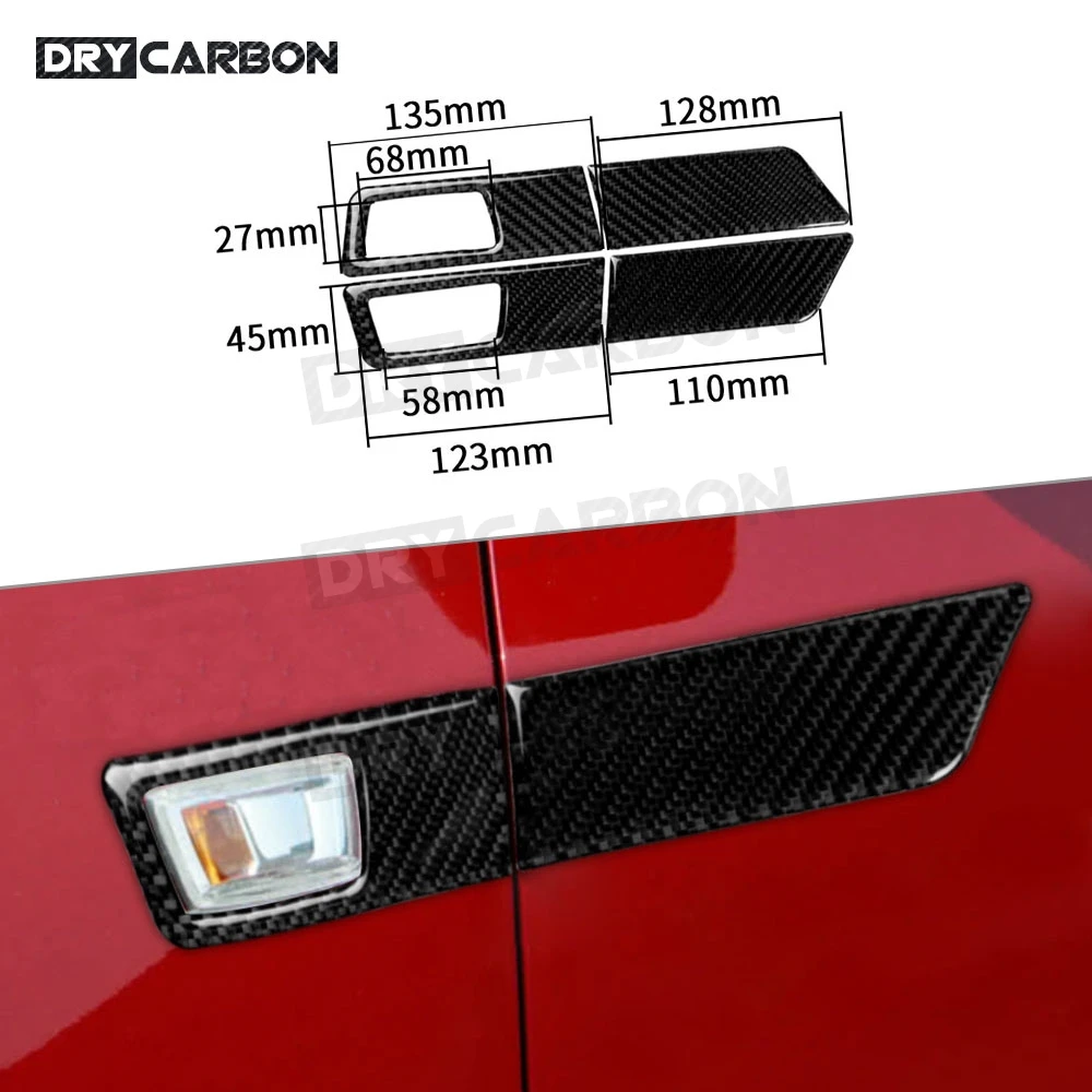 For Chevrolet Cruze 2009-2015 Carbon Fiber Carbon Fiber Front Side Fender Turn Signal Lamp Light Cover Trim Stickers Accessories
For Chevrolet Cruze 2009-2015 Carbon Fiber Carbon Fiber Front Side Fender Turn Signal Lamp Light Cover Trim Stickers Accessories