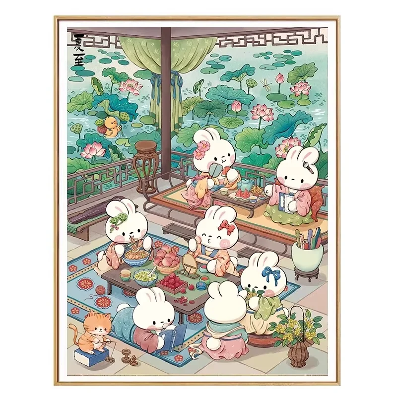 500/1000/1200/2000PCS Jigsaw Puzzles Summer Rabbits Landscape Family Activity Games for Gameroom Bedroom Home Decor Gift
500/1000/1200/2000PCS Jigsaw Puzzles Summer Rabbits Landscape Family Activity Games for Gameroom Bedroom Home Decor Gift