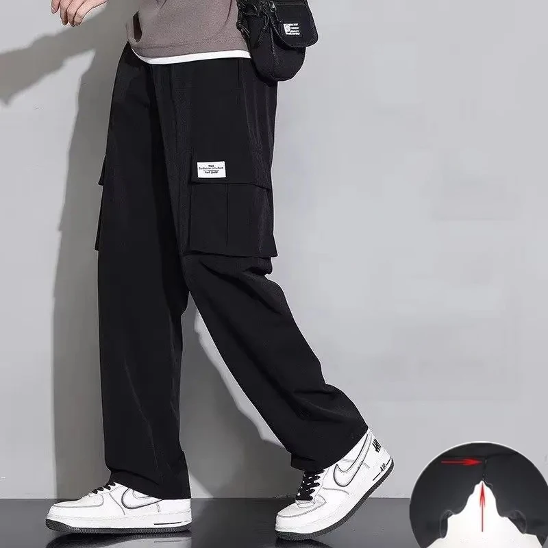 2026 New Summer Invisible Zipper Open Crotch Trousers Straight Long Pants For Men Ice Silk Cargo Pants
2026 New Summer Invisible Zipper Open Crotch Trousers Straight Long Pants For Men Ice Silk Cargo Pants