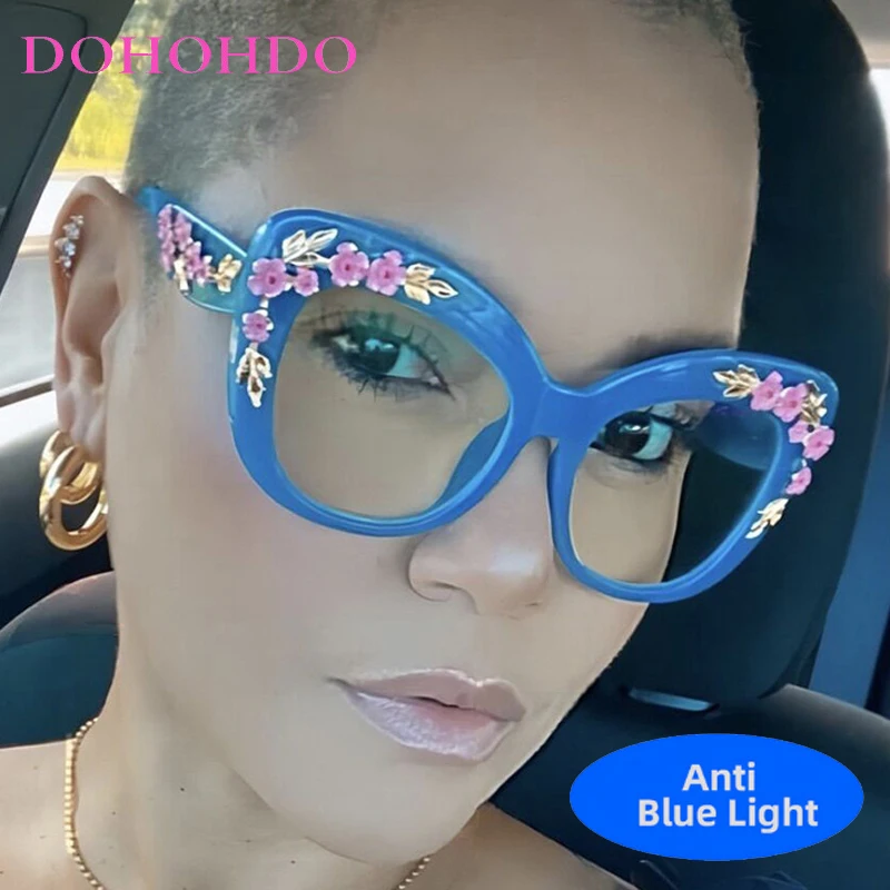 Trendy Cat Eye Anti Blue Light Glasses Women Fashion Luxury Brand Designer Computer Reading Eye Protection Optical Eyeglasses
Trendy Cat Eye Anti Blue Light Glasses Women Fashion Luxury Brand Designer Computer Reading Eye Protection Optical Eyeglasses