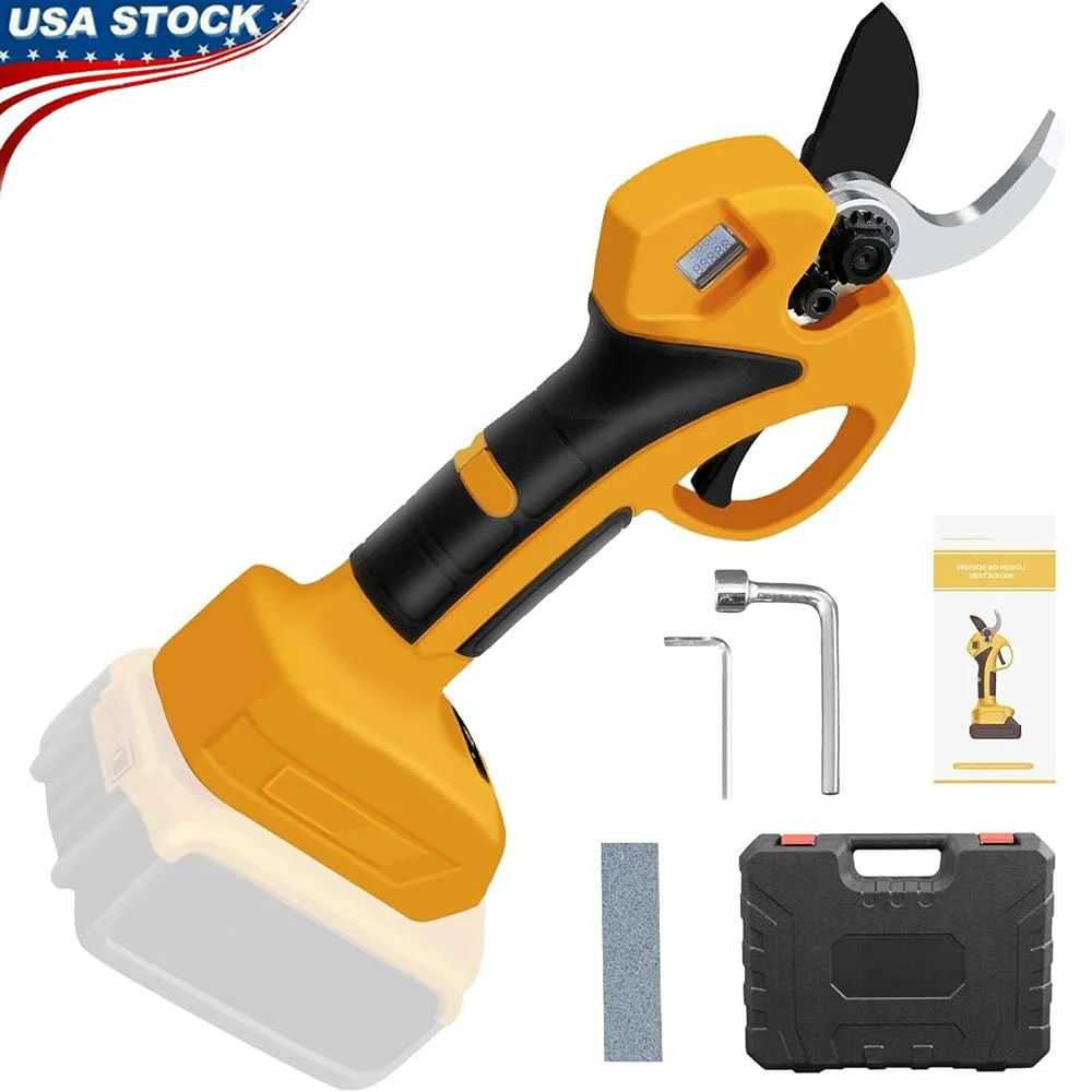 Cordless Electric Pruning Shears 20V SK5 Blade Brushless Motor Garden Pruner Effortless Cutting LCD Screen Durable Tool
Cordless Electric Pruning Shears 20V SK5 Blade Brushless Motor Garden Pruner Effortless Cutting LCD Screen Durable Tool