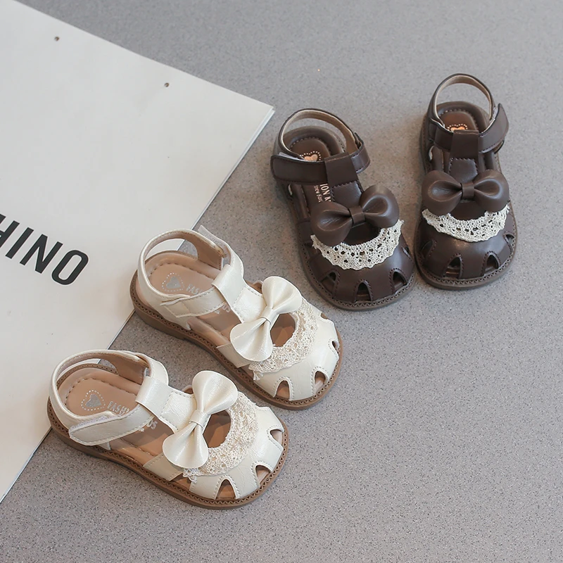 Summer Baby Girls Sandals Cut-Outs Lace Princess Shoes Children Sandals Anti Slip Soft Sole Toddler Kids Beach Shoes Size 21-30
Summer Baby Girls Sandals Cut-Outs Lace Princess Shoes Children Sandals Anti Slip Soft Sole Toddler Kids Beach Shoes Size 21-30
