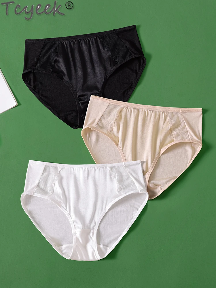 Tcyeek 100% Mulberry Silk Woman Panties Thin Breathable Briefs High Quality Underpants Woman Summer New Calzones Para Mujer
Tcyeek 100% Mulberry Silk Woman Panties Thin Breathable Briefs High Quality Underpants Woman Summer New Calzones Para Mujer