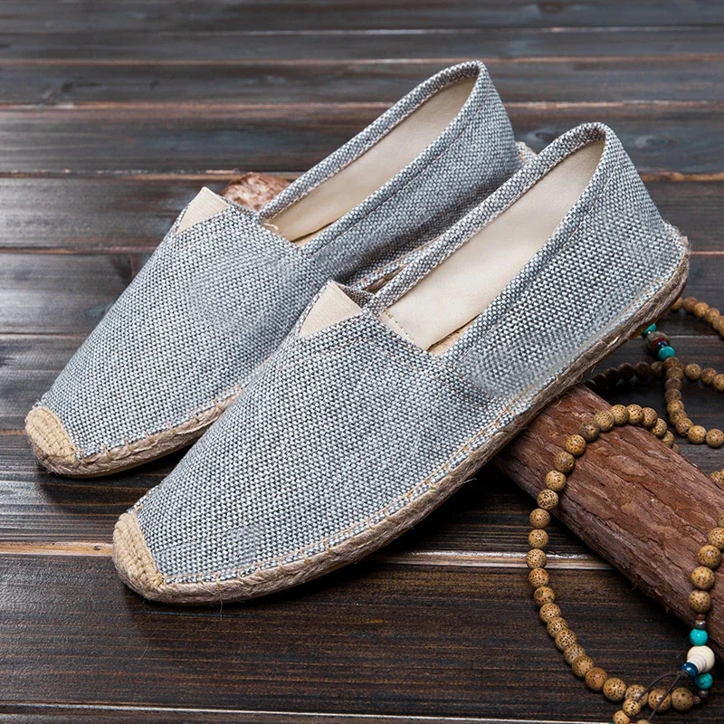 Soft Shoes for The Elderly Light Personality Canvas Footwear Lazy Shoes Slip-on Men Breathable Comfortable Thick Sole Linen
Soft Shoes for The Elderly Light Personality Canvas Footwear Lazy Shoes Slip-on Men Breathable Comfortable Thick Sole Linen