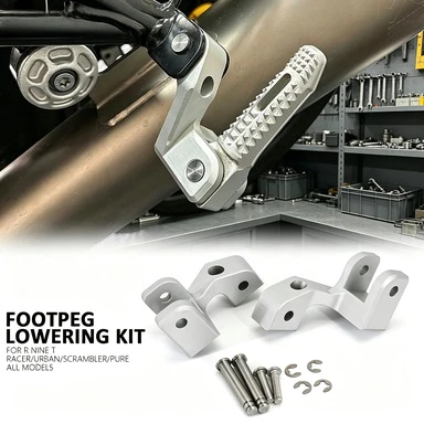 Foot Pegs & Passenger Foot Peg Lowering Kit for BMW R nineT / R9T / Racer Motorcycle Parts