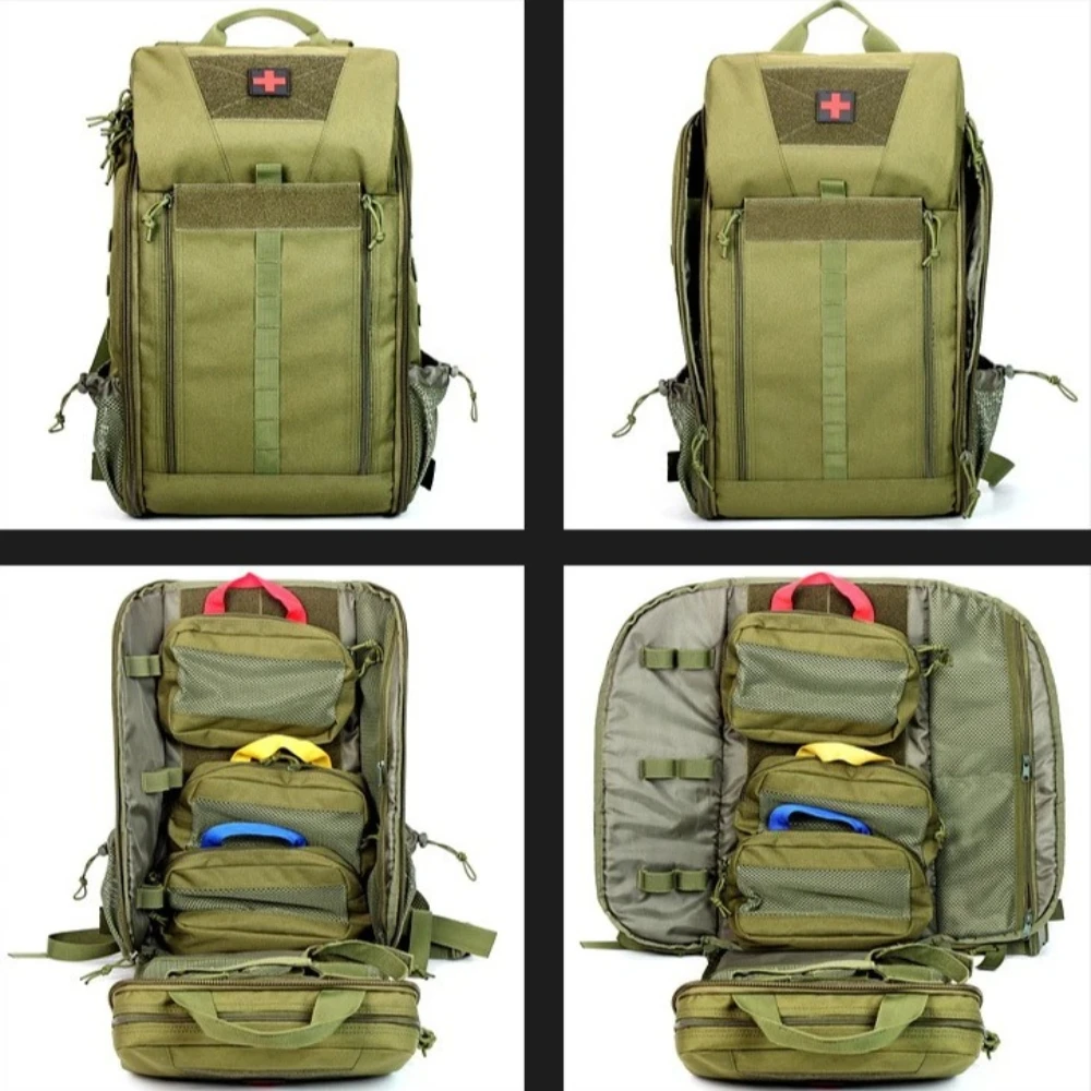 Tactical Medical Backpack First Aid Rescue Pack with Removable Organizer for Outdoor Emergency Hiking Camping
Tactical Medical Backpack First Aid Rescue Pack with Removable Organizer for Outdoor Emergency Hiking Camping