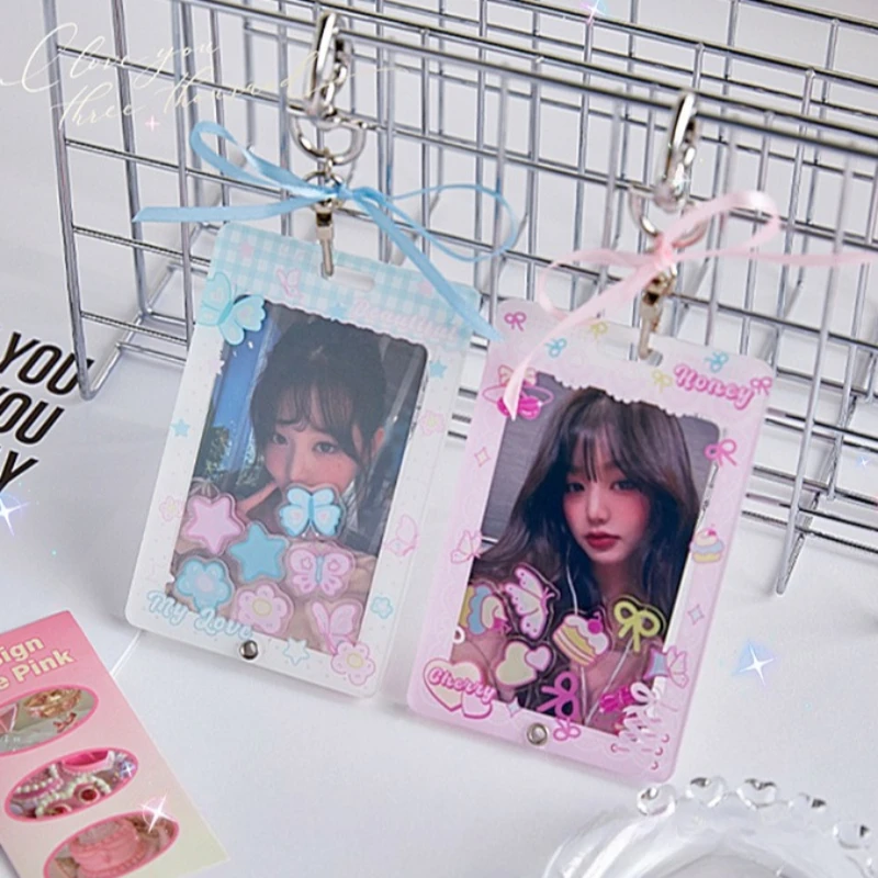 Cute Built-in Shaking Acrylic Photocard Holder Fun Kpop 3 Inch Photo Protector
Cute Built-in Shaking Acrylic Photocard Holder Fun Kpop 3 Inch Photo Protector