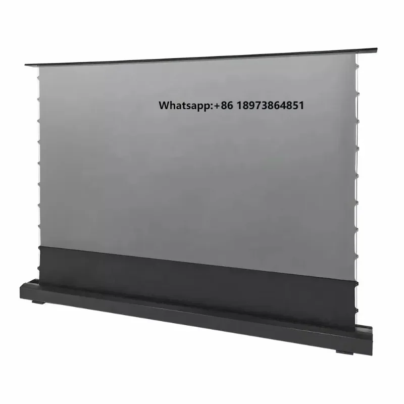4K 16:9 Electric Motorized Floor Rising Projection Screen Gray Crystal ALR Screen for Ultra Short Throw Projector
4K 16:9 Electric Motorized Floor Rising Projection Screen Gray Crystal ALR Screen for Ultra Short Throw Projector