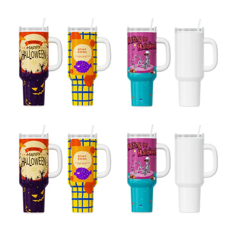 Набор из 8 сублимационных стаканов HTVRONT, 40 унций, с ручкой и крышкой-соломинкой, заготовки из нержавеющей стали, изолированные, большие стаканы для кофе оптом
Набор из 8 сублимационных стаканов HTVRONT, 40 унций, с ручкой и крышкой-соломинкой, заготовки из нержавеющей стали, изолированные, большие стаканы для кофе оптом