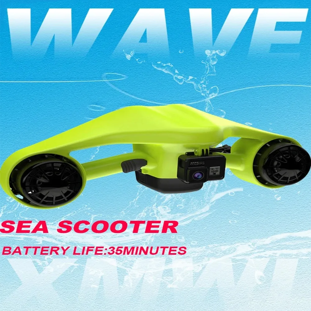 Underwater 500W Dual Propeller Electric Scooter Sea Scooter Underwater Booster Underwater Thruster Diving Scooter for Water Spor
Underwater 500W Dual Propeller Electric Scooter Sea Scooter Underwater Booster Underwater Thruster Diving Scooter for Water Spor