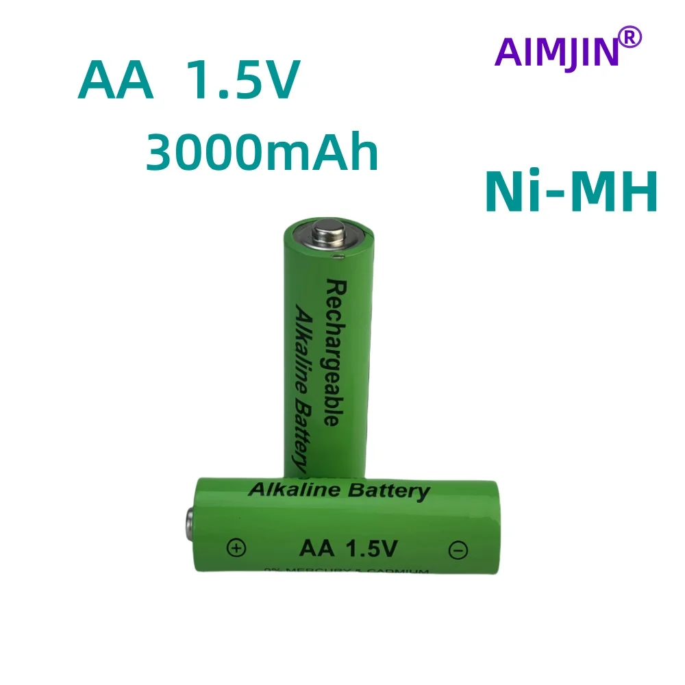 AAA 1.5V 3000mAh Alkaline Rechargeable Battery Suitable For MP3 LED Flashligh RC Toys
AAA 1.5V 3000mAh Alkaline Rechargeable Battery Suitable For MP3 LED Flashligh RC Toys