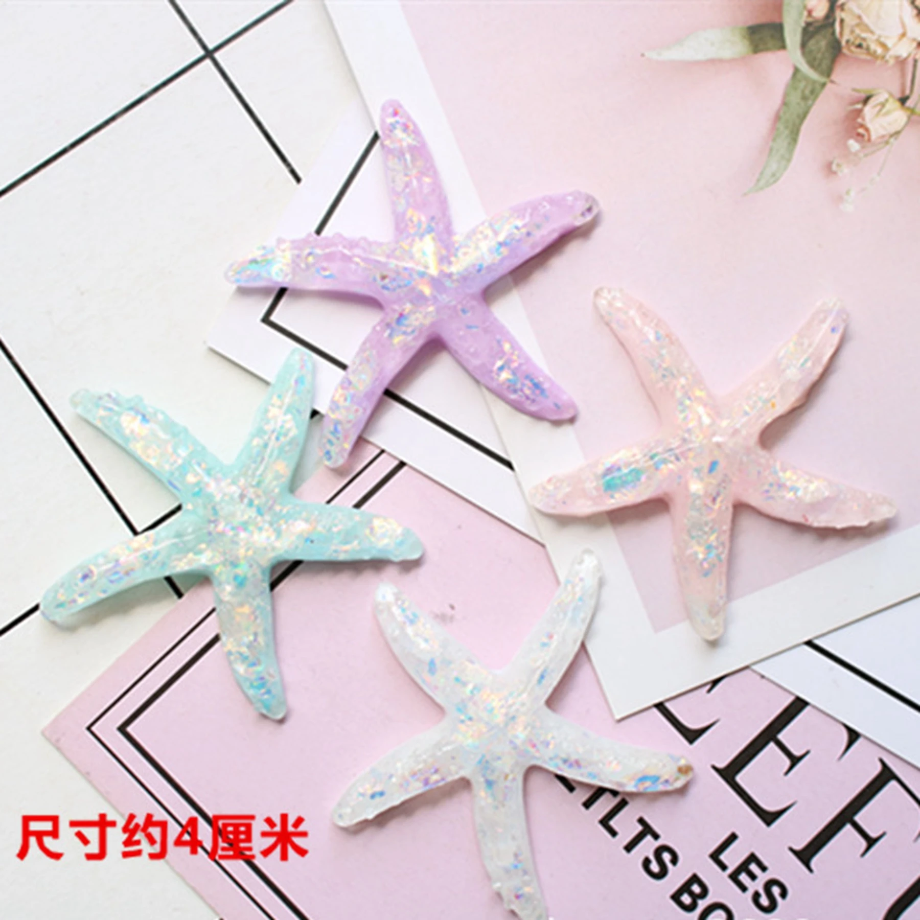 100pcs/lot Resin Starfish For Diy Decoration Crafts Phone Hair Accessories
100pcs/lot Resin Starfish For Diy Decoration Crafts Phone Hair Accessories