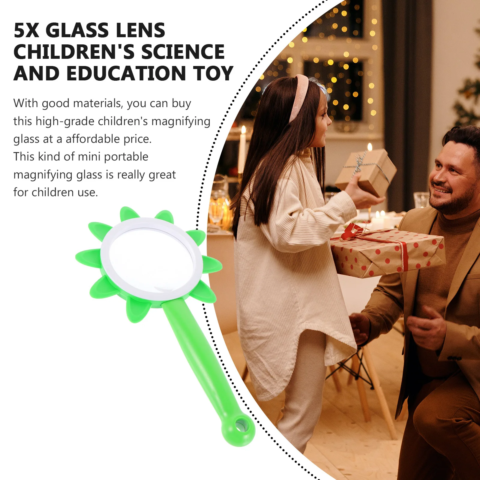 Portable Children Magnifying Glass High-Grade ABS Mini Handheld Durable Observation Magnifier for Kids Insect Exploration 
Portable Children Magnifying Glass High-Grade ABS Mini Handheld Durable Observation Magnifier for Kids Insect Exploration