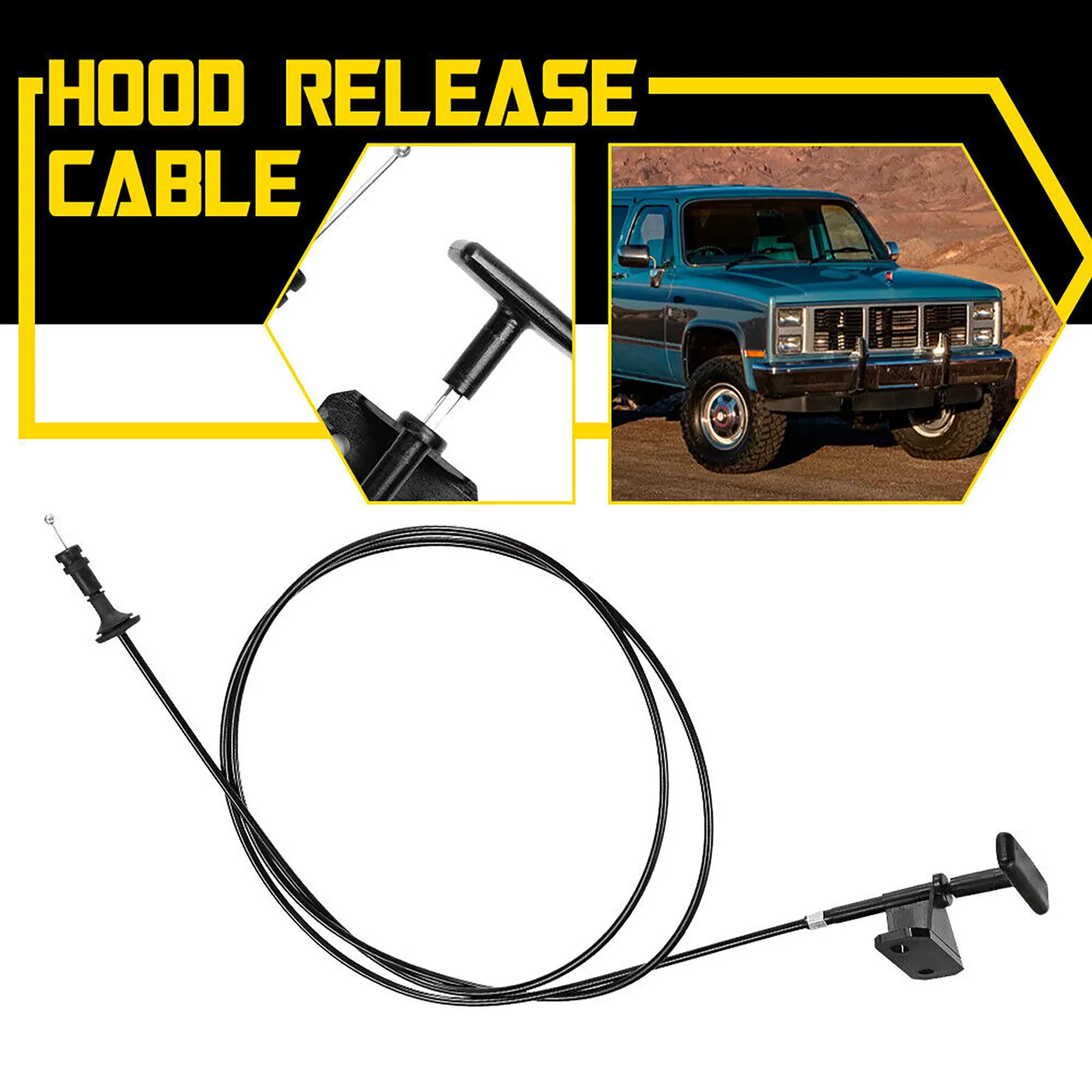1Pc Car Hood Latch Release Cable With Handle For Chevy C10 C20 C30 GMC pickup SUV Suburban C1500 C2500 14039963 Car Accessories
1Pc Car Hood Latch Release Cable With Handle For Chevy C10 C20 C30 GMC pickup SUV Suburban C1500 C2500 14039963 Car Accessories