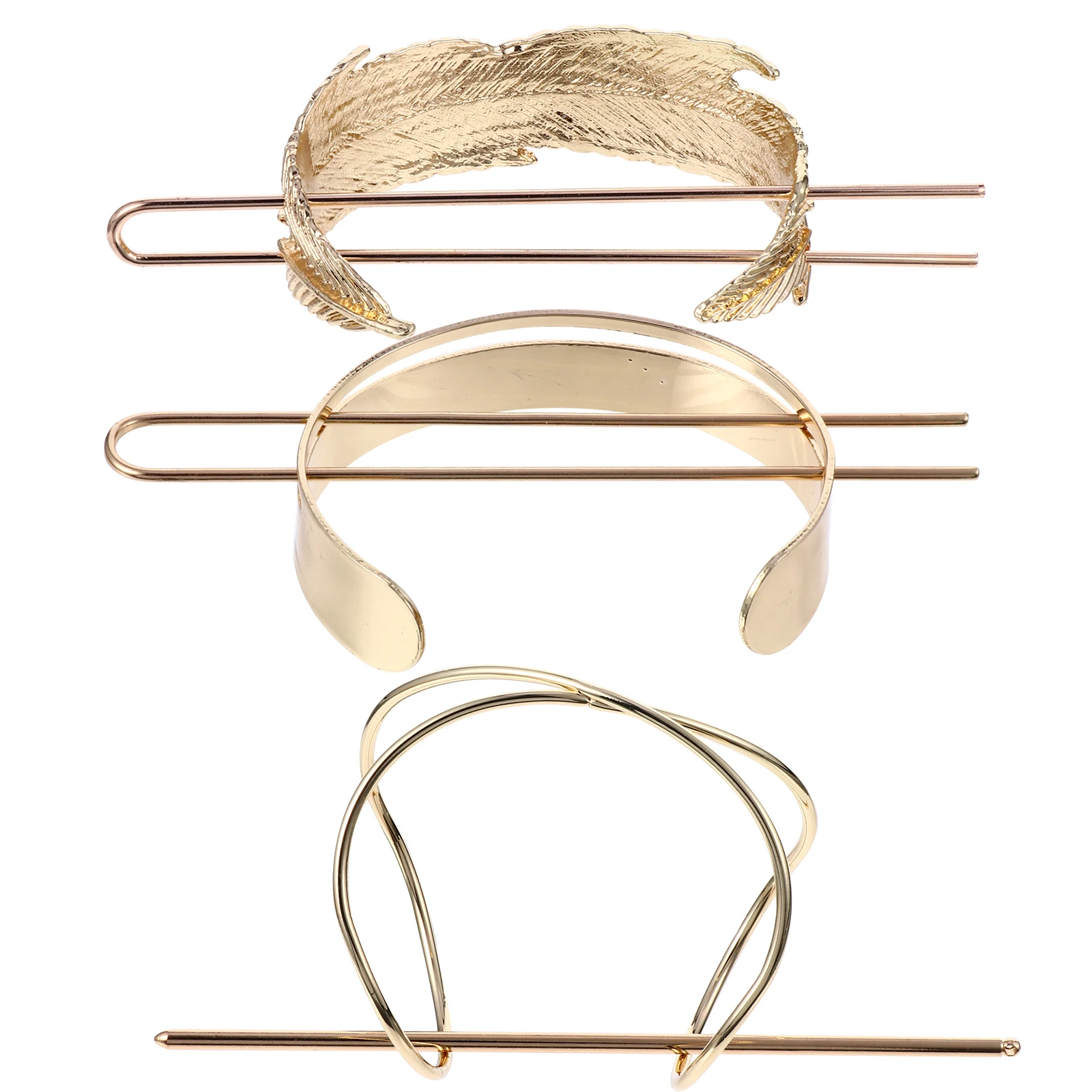 3 Pcs Vintage Hairpin Stylish Bun Holder Gold Pins for Wedding Ceremony Engagement Party Hairstyling Tools Women Hairpins Retro
3 Pcs Vintage Hairpin Stylish Bun Holder Gold Pins for Wedding Ceremony Engagement Party Hairstyling Tools Women Hairpins Retro