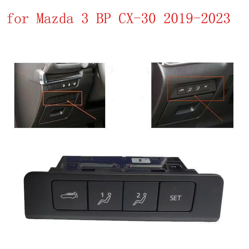 Car Interior Trunk Switch Button for Mazda 3 BP CX-30 2019-2023 Inner Rear Tailgate Switch Button DHB6-66180
Car Interior Trunk Switch Button for Mazda 3 BP CX-30 2019-2023 Inner Rear Tailgate Switch Button DHB6-66180