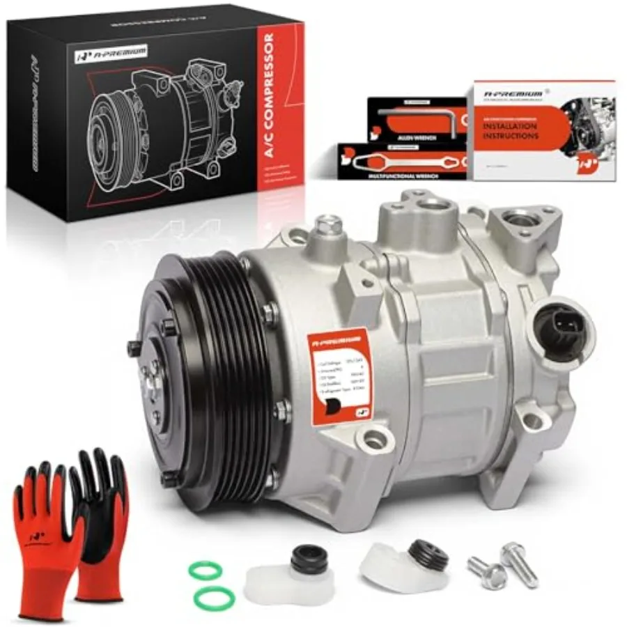 AC Compressor with Clutch for Lexus ES250 21-23/NX200t 15-17/NX300 18-21/NX300h 2021/RX350 2023 Toyota Avalon 21/Camry 18-23/Hi
AC Compressor with Clutch for Lexus ES250 21-23/NX200t 15-17/NX300 18-21/NX300h 2021/RX350 2023 Toyota Avalon 21/Camry 18-23/Hi