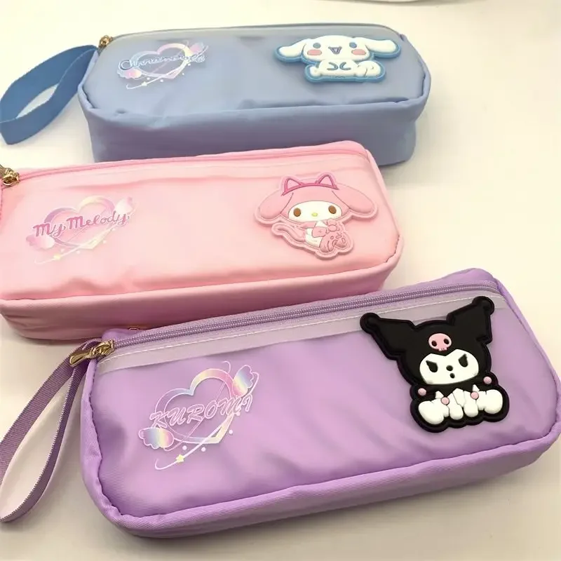 Cinnamoroll Anime Sanrio Pen Storage Bag Cute Cartoon Large Capacity Canvas Kawaii Kuromi Portable Stationery Pencil Case Toys
Cinnamoroll Anime Sanrio Pen Storage Bag Cute Cartoon Large Capacity Canvas Kawaii Kuromi Portable Stationery Pencil Case Toys