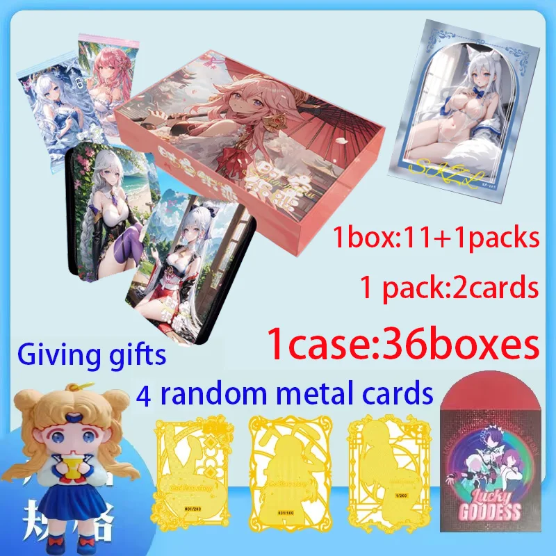 Newest SKONG ZHILIAN Normal Size Waifu Goddess Story Collection Card Swimsuit Bikini Booster Box Habbies Gift
Newest SKONG ZHILIAN Normal Size Waifu Goddess Story Collection Card Swimsuit Bikini Booster Box Habbies Gift