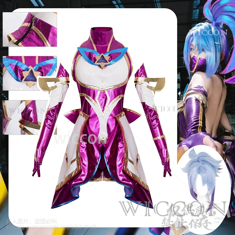 LOL Game Star Guardian Косплей Акали Аниме Костюм Y2K Jirai Kei Униформа Сексуальное Боевое Платье Лолита Модные Парики Индивидуальные
LOL Game Star Guardian Косплей Акали Аниме Костюм Y2K Jirai Kei Униформа Сексуальное Боевое Платье Лолита Модные Парики Индивидуальные
