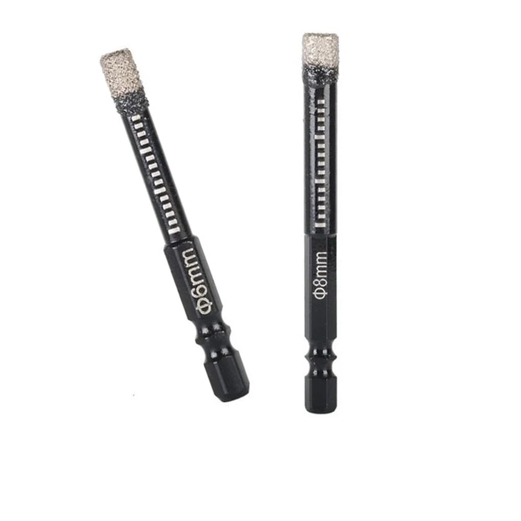 Diamond Drill Bit Multi-purpose Black Ceramics Drilling For Porcelain Hex High Efficiency Long Life Wax Inside 2PCS
Diamond Drill Bit Multi-purpose Black Ceramics Drilling For Porcelain Hex High Efficiency Long Life Wax Inside 2PCS