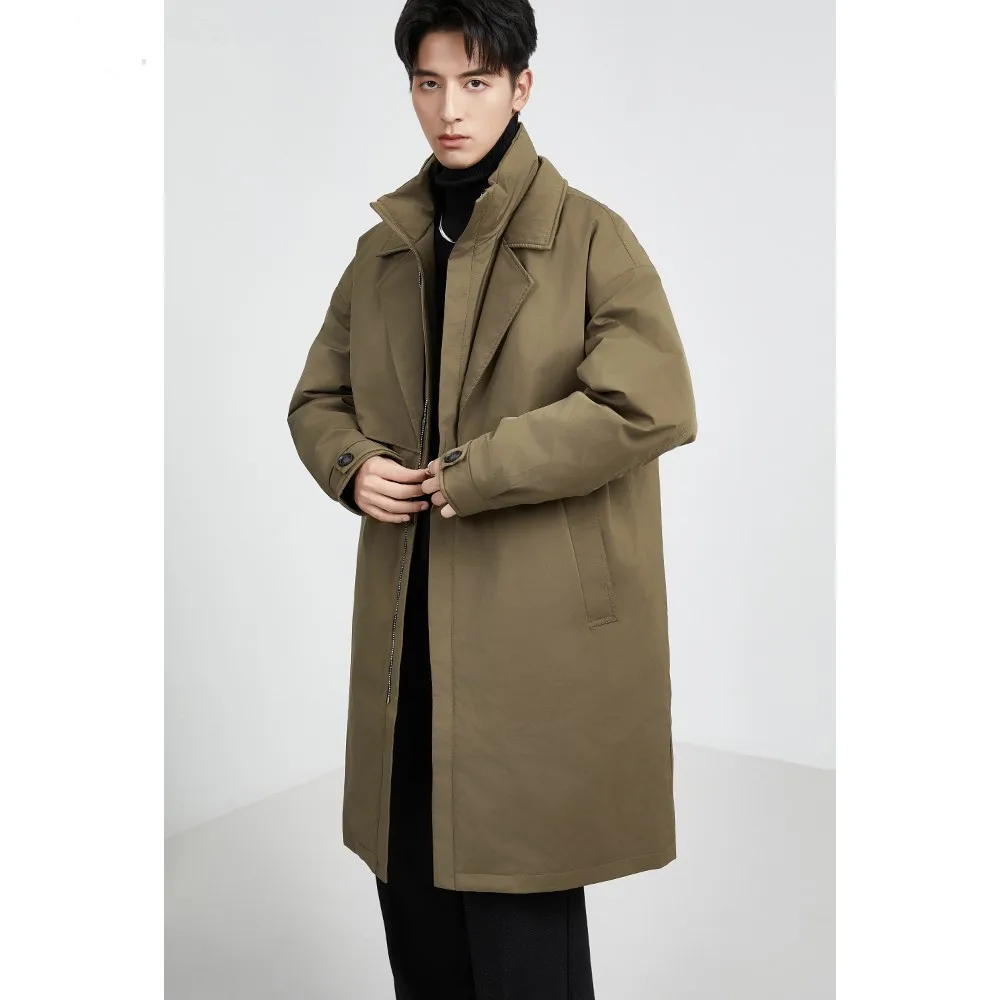 Мужская зимняя утепленная куртка с капюшоном, модная городская, из полиэфирного волокна, 90-95% белый пух, ветрозащитная, стильная
Мужская зимняя утепленная куртка с капюшоном, модная городская, из полиэфирного волокна, 90-95% белый пух, ветрозащитная, стильная