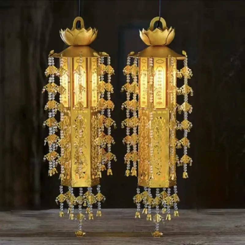 Decorative Canopy Hanging Banner Sutra Building Buddhist Hall led Buddha Lantern, Yingluo Banner Man Vertical Buddha Banner
Decorative Canopy Hanging Banner Sutra Building Buddhist Hall led Buddha Lantern, Yingluo Banner Man Vertical Buddha Banner