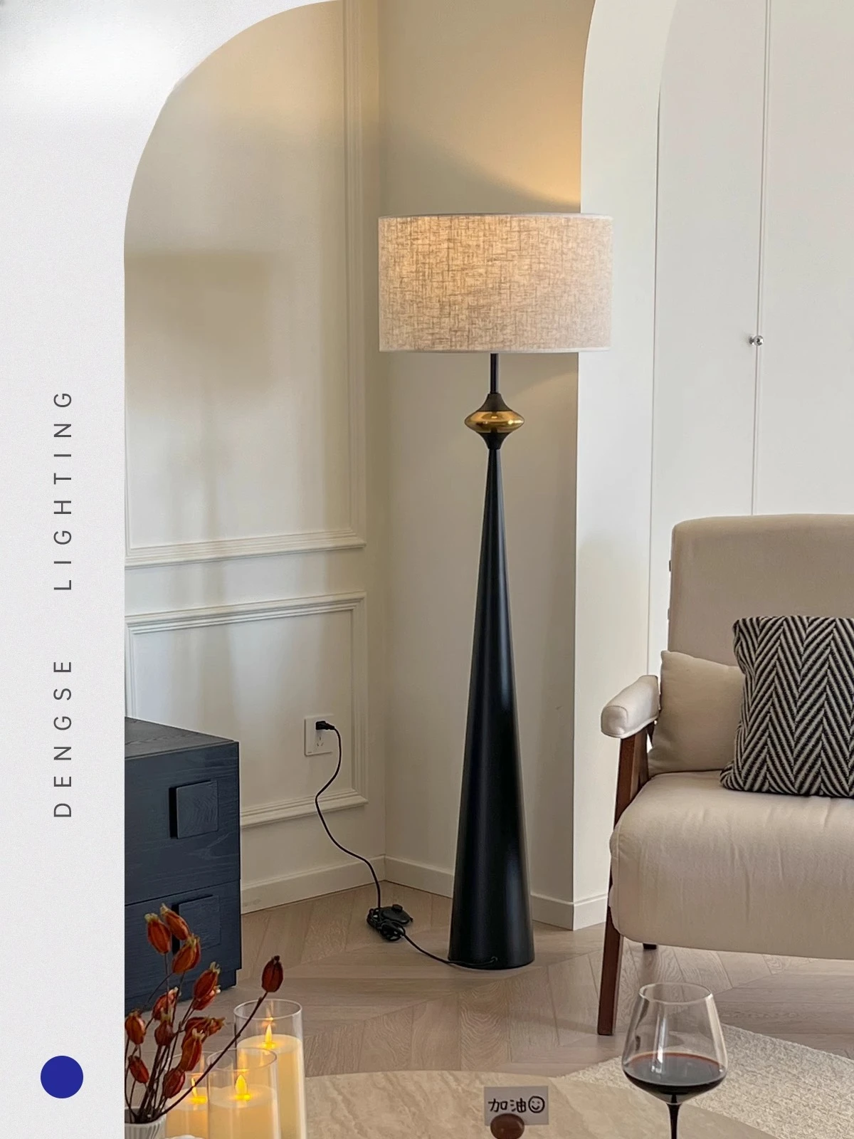 Medieval living room bedroom Internet celebrity floor lamp Japanese style surprise quiet wind decoration atmosphere sample room
Medieval living room bedroom Internet celebrity floor lamp Japanese style surprise quiet wind decoration atmosphere sample room