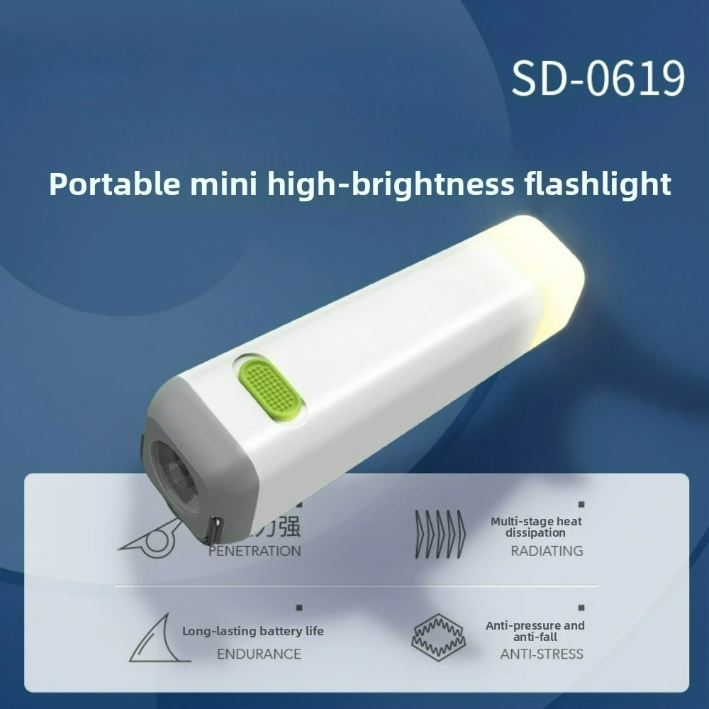 Portable Mini High Lumen Flashlight Waterproof Wide Beam Long-Lasting Camping Light with Hook for Outdoor Hiking Emergency Use
Portable Mini High Lumen Flashlight Waterproof Wide Beam Long-Lasting Camping Light with Hook for Outdoor Hiking Emergency Use