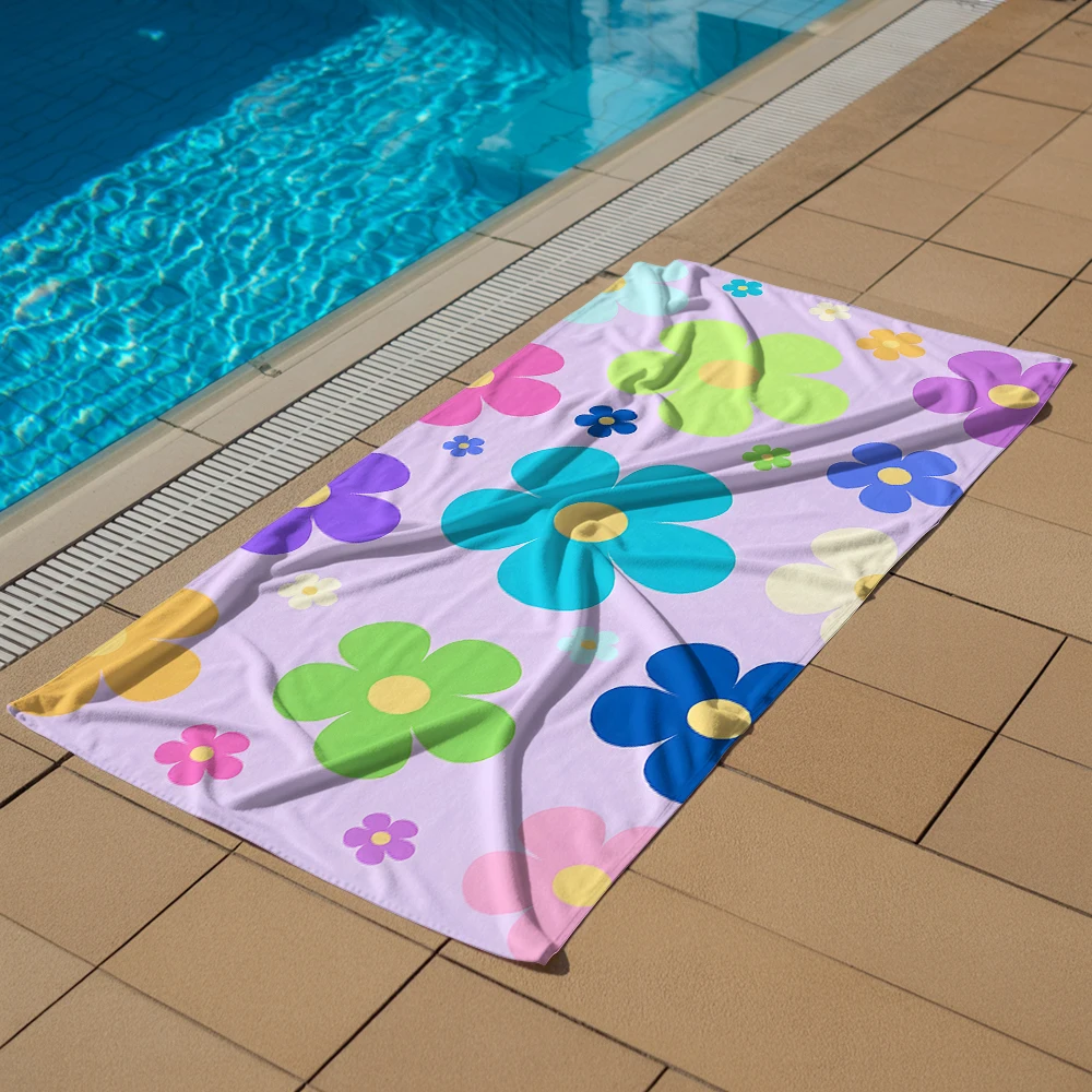 Pastel Daisy Lavender Base Microfiber Quick Dry Beach Towel Cute Cartoon Anime Absorbent Soft Bath Towel for Travel Adult Kids
Pastel Daisy Lavender Base Microfiber Quick Dry Beach Towel Cute Cartoon Anime Absorbent Soft Bath Towel for Travel Adult Kids